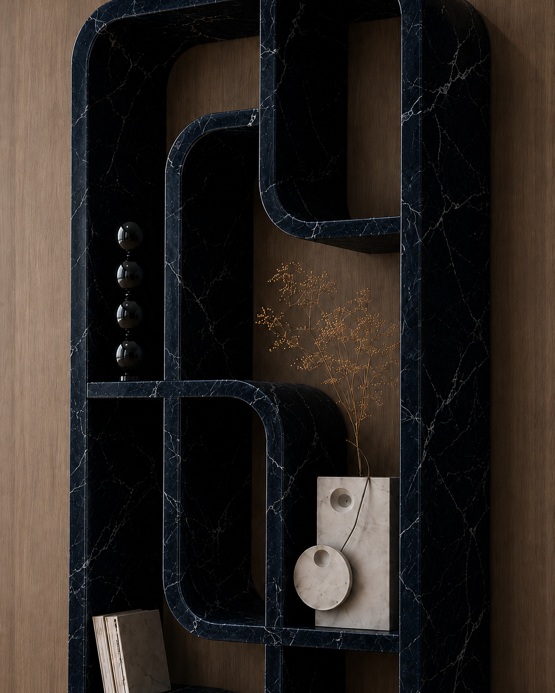 Noir Path Bookshelf - View 3