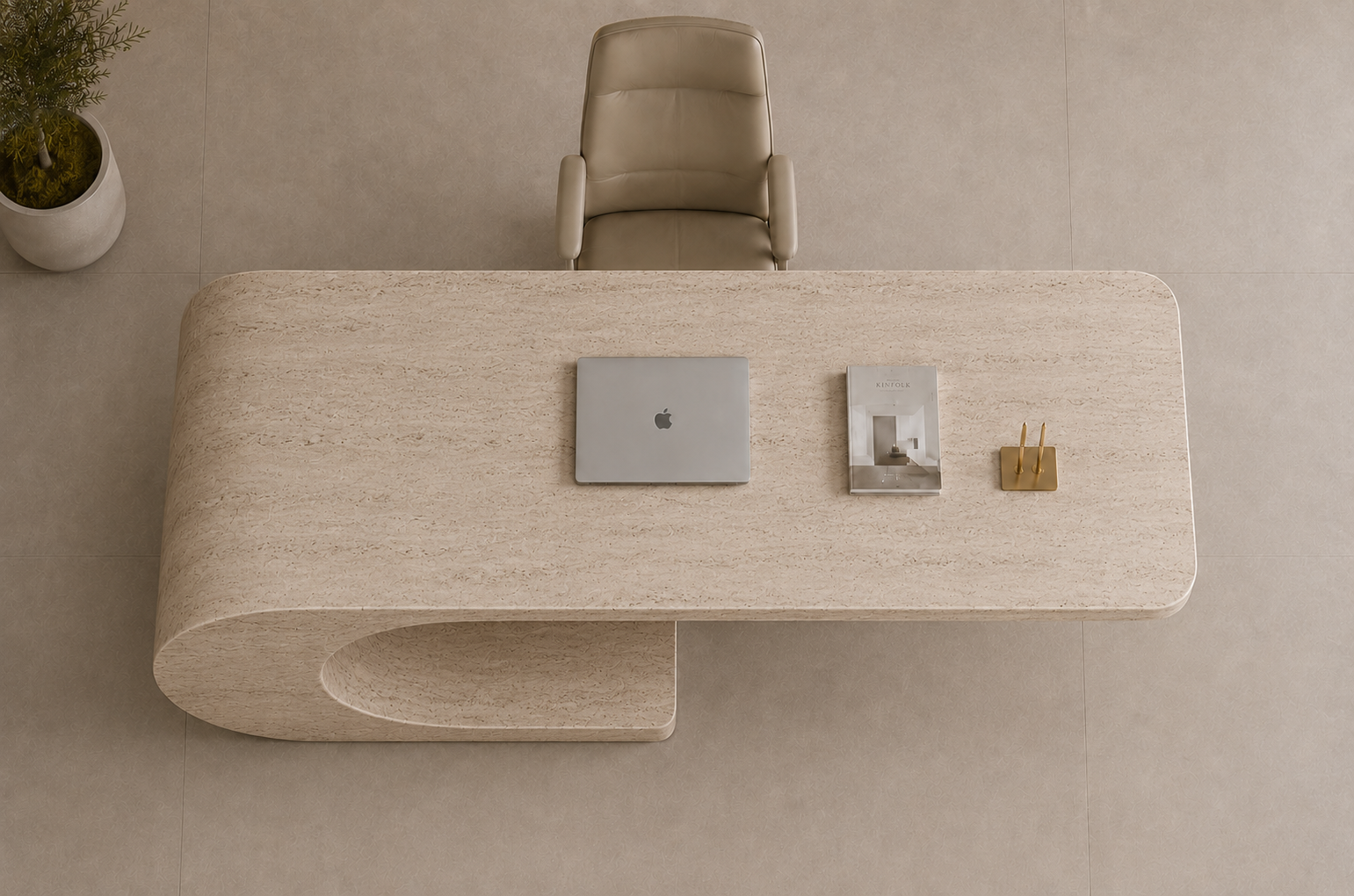 Cantilever Loop Desk - View 2