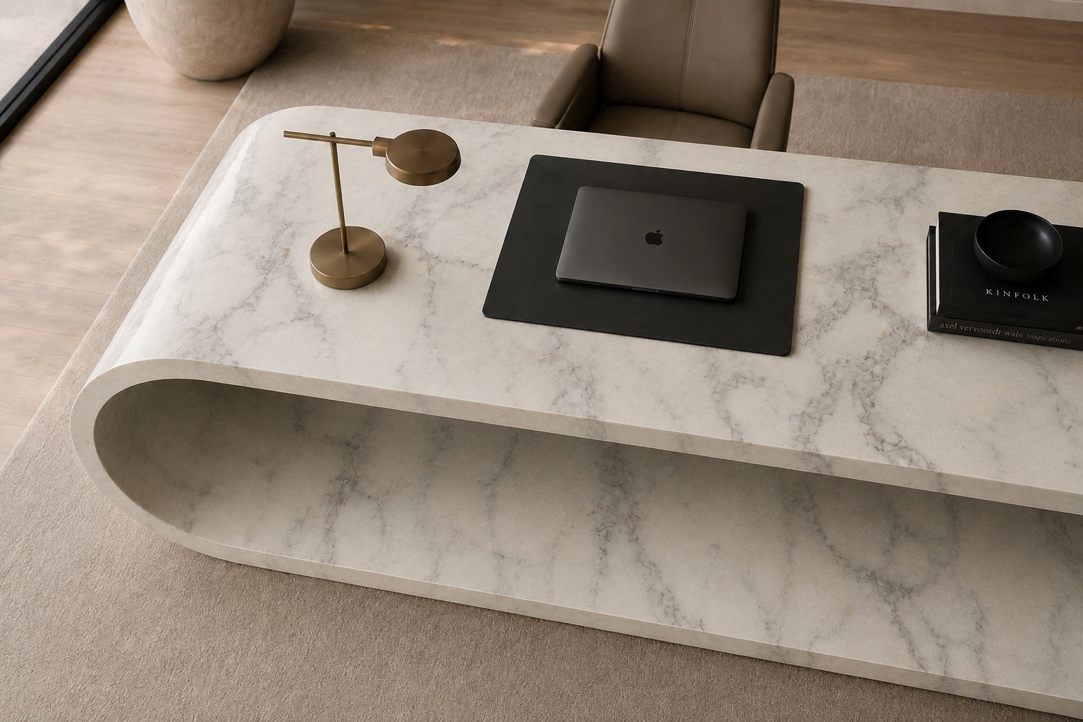 Elysian Curve Desk - View 3
