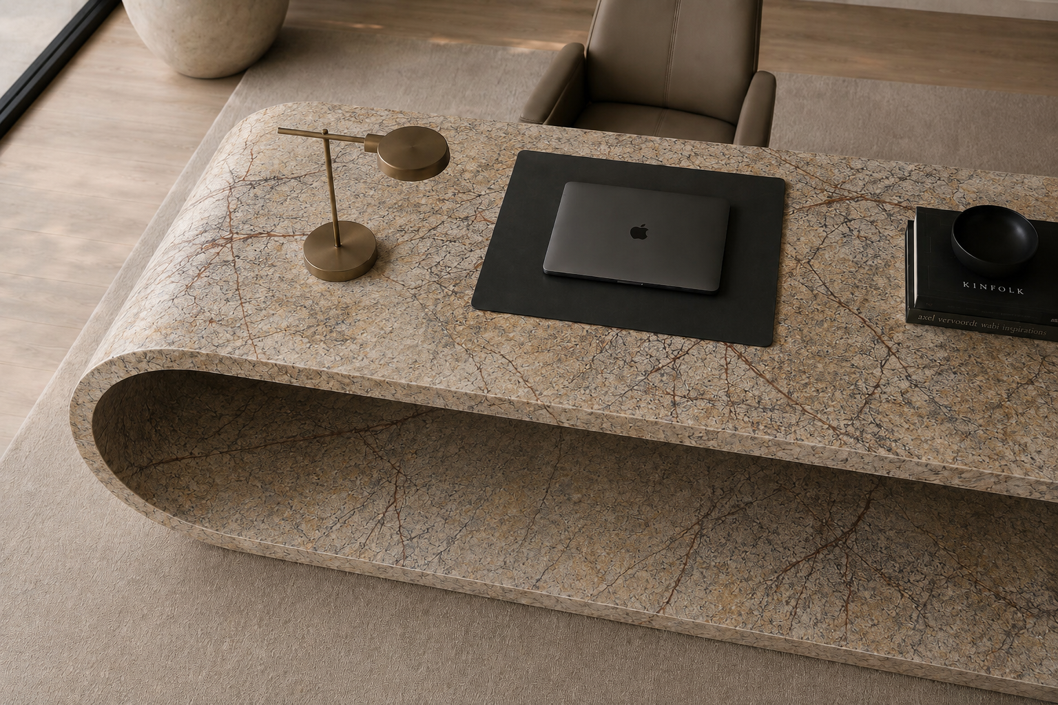 Elysian Curve Desk - View 3