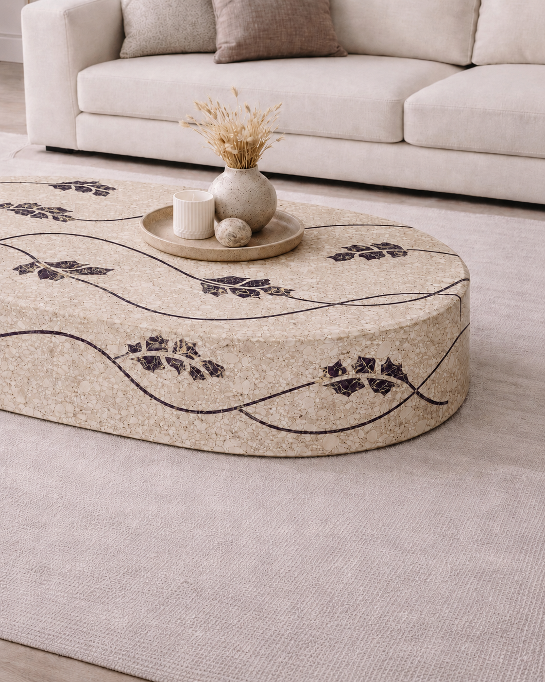 Flow Stem Inlayed Table - View 3