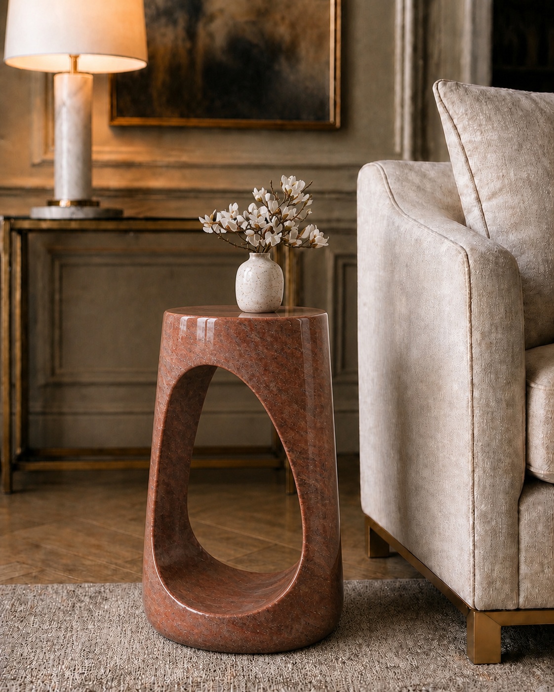 Canyon Arch Side Table - Desert Crown