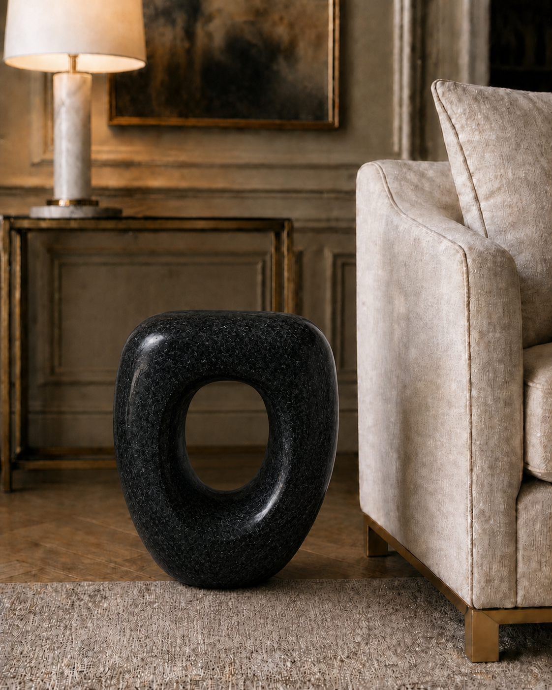 Oval Art Piece