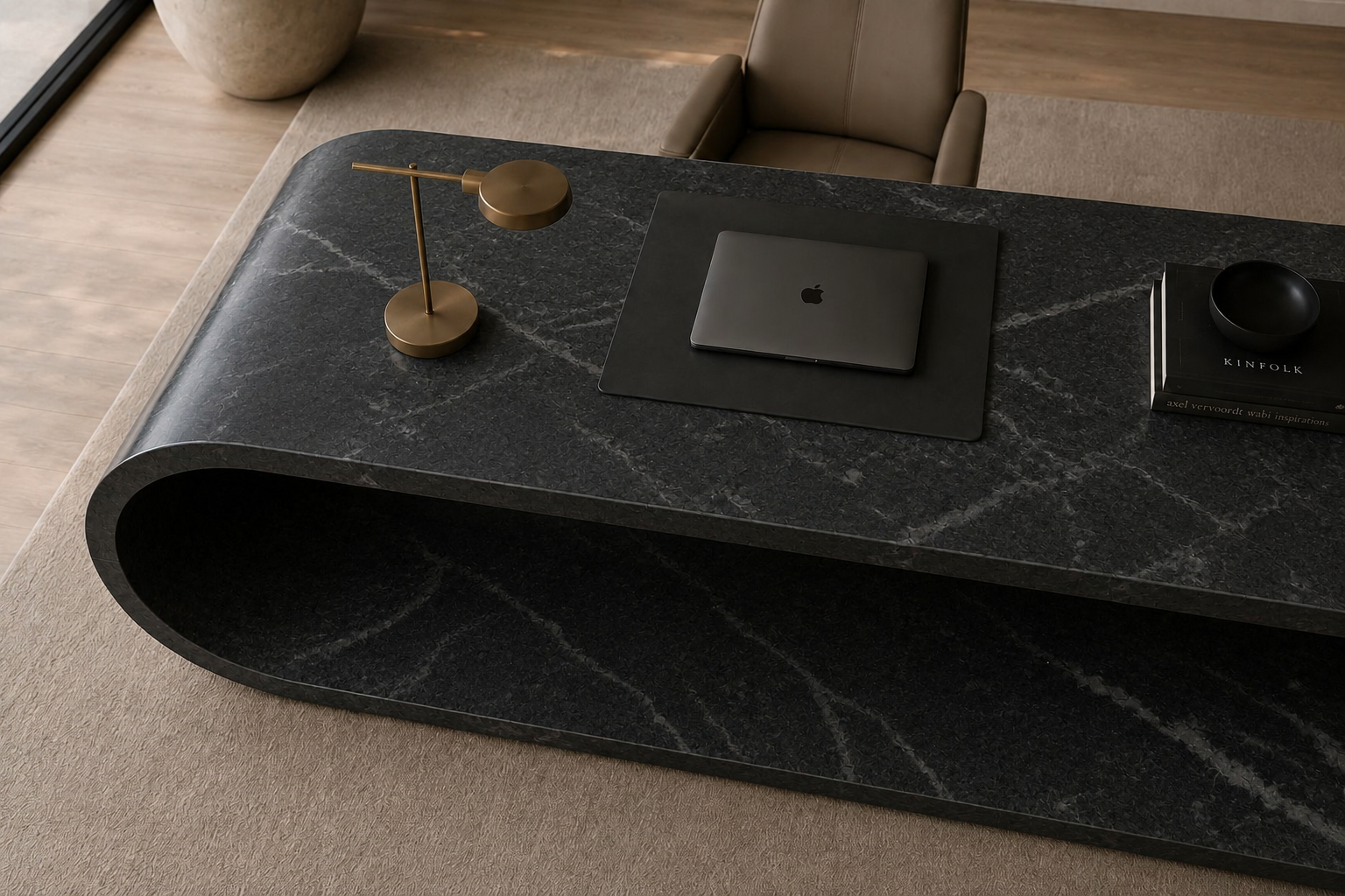 Elysian Curve Desk - View 3