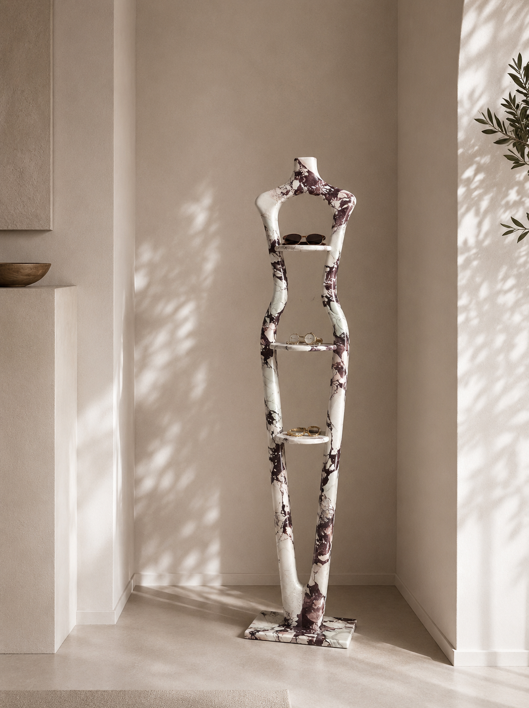 Silhouette Luxe Shelf - Calacatta viola
