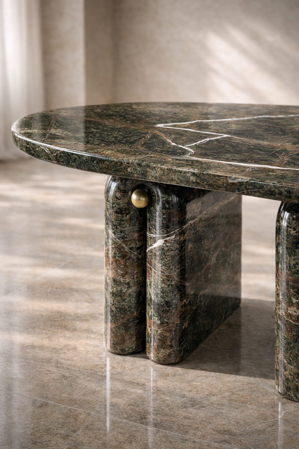Canyon Arch Marble Table - View 2