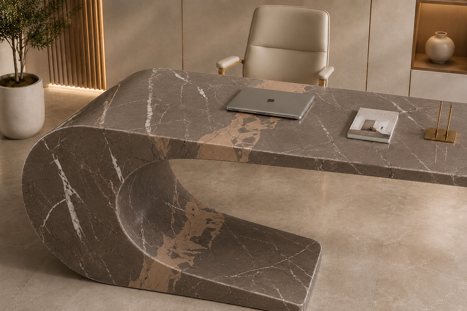 Cantilever Loop Desk - View 3