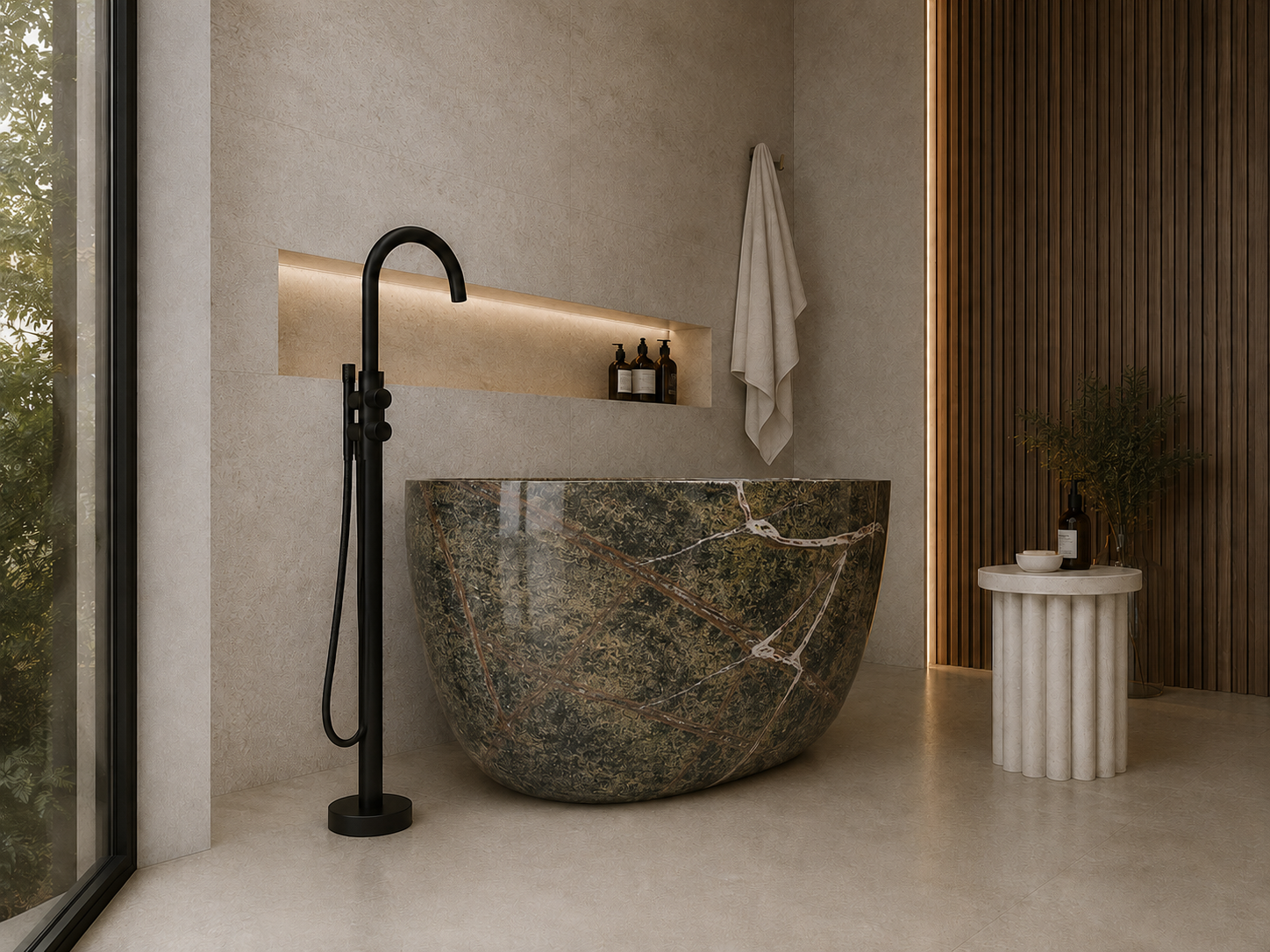 Terra Luxe Stone Tub - View 3