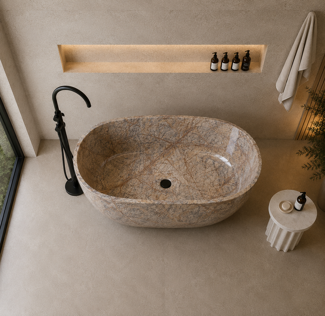 Terra Luxe Stone Tub - View 4
