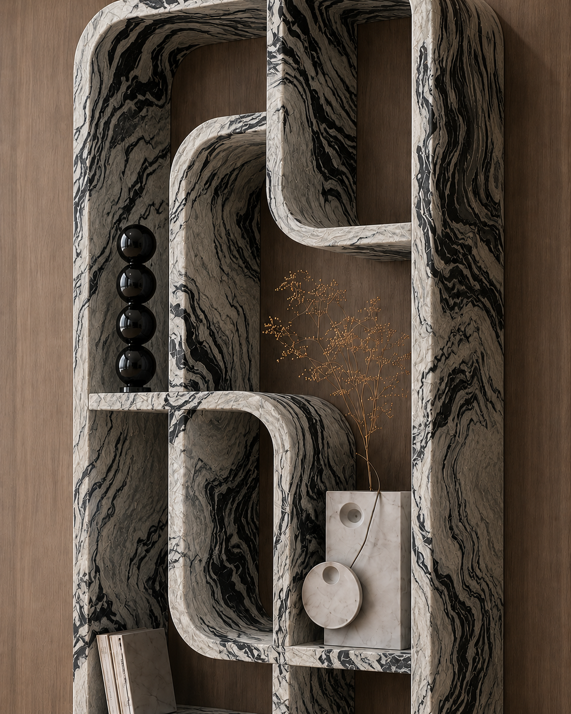 Noir Path Bookshelf - View 3