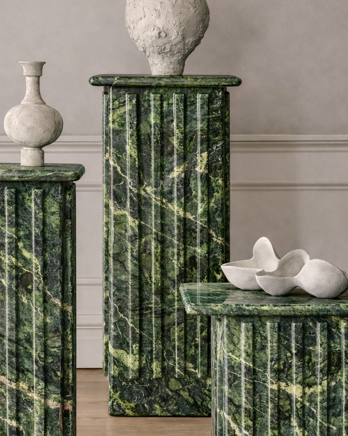 Roman Veil Pedestal Set - View 4
