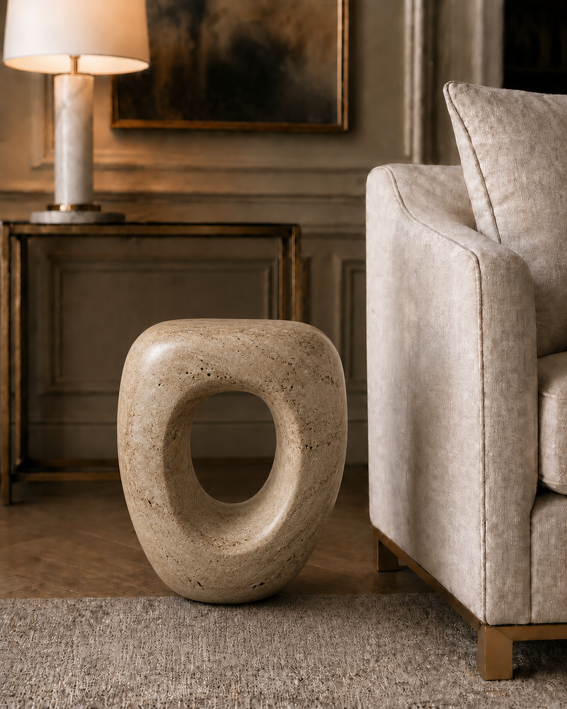 Oval Art Piece