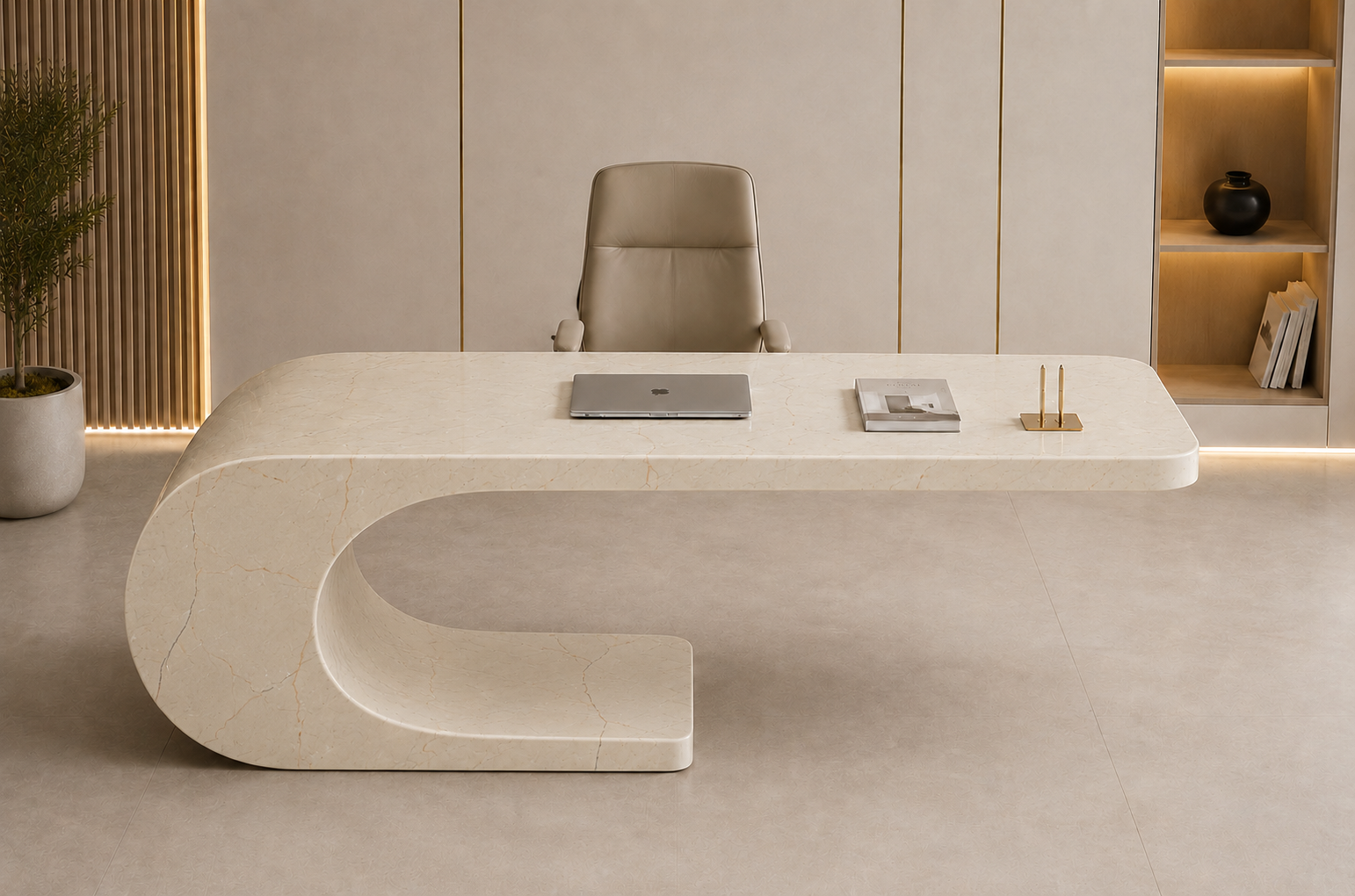 Cantilever Loop Desk - View 2