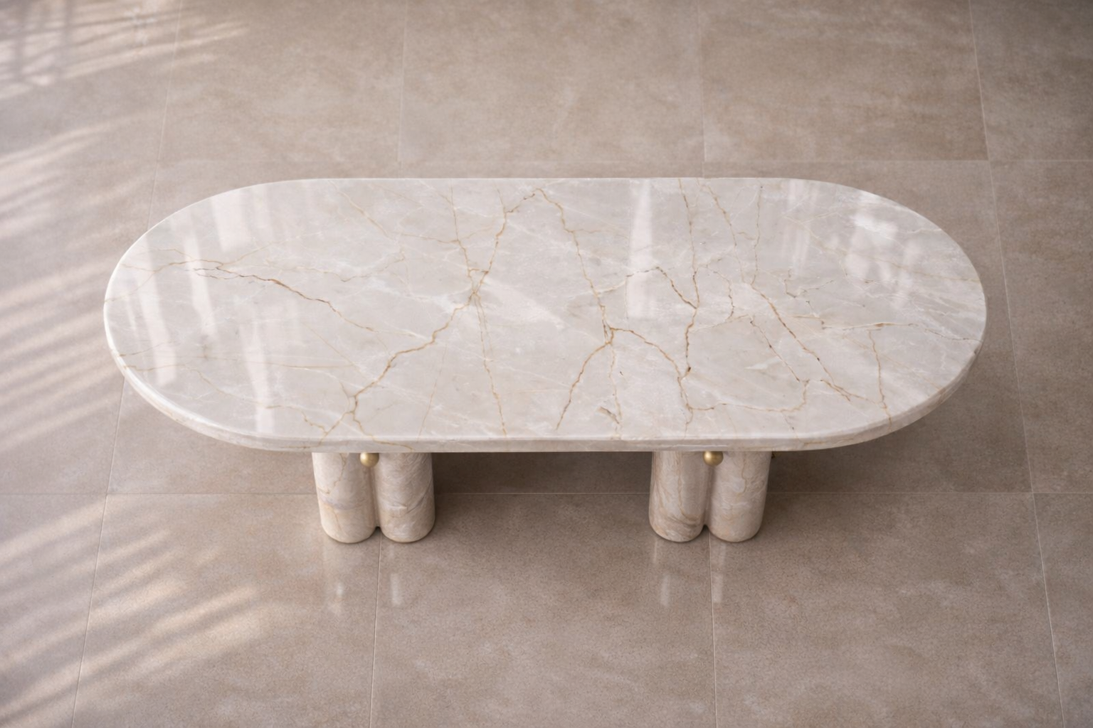 Canyon Arch Marble Table - View 3