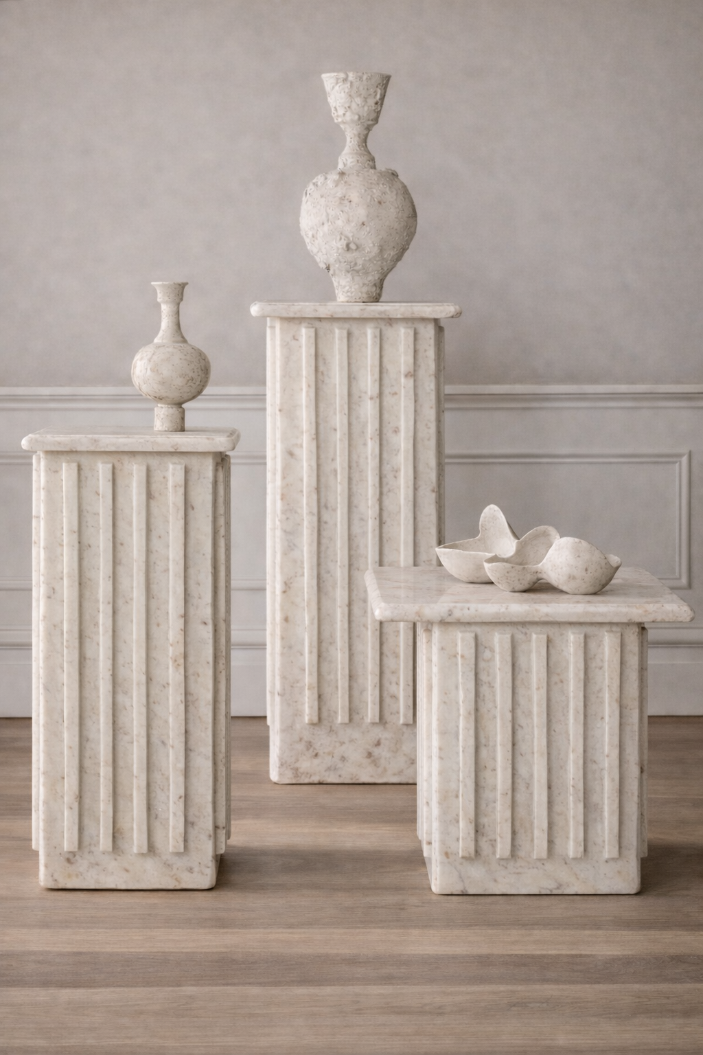 Roman Veil Pedestal Set - View 2