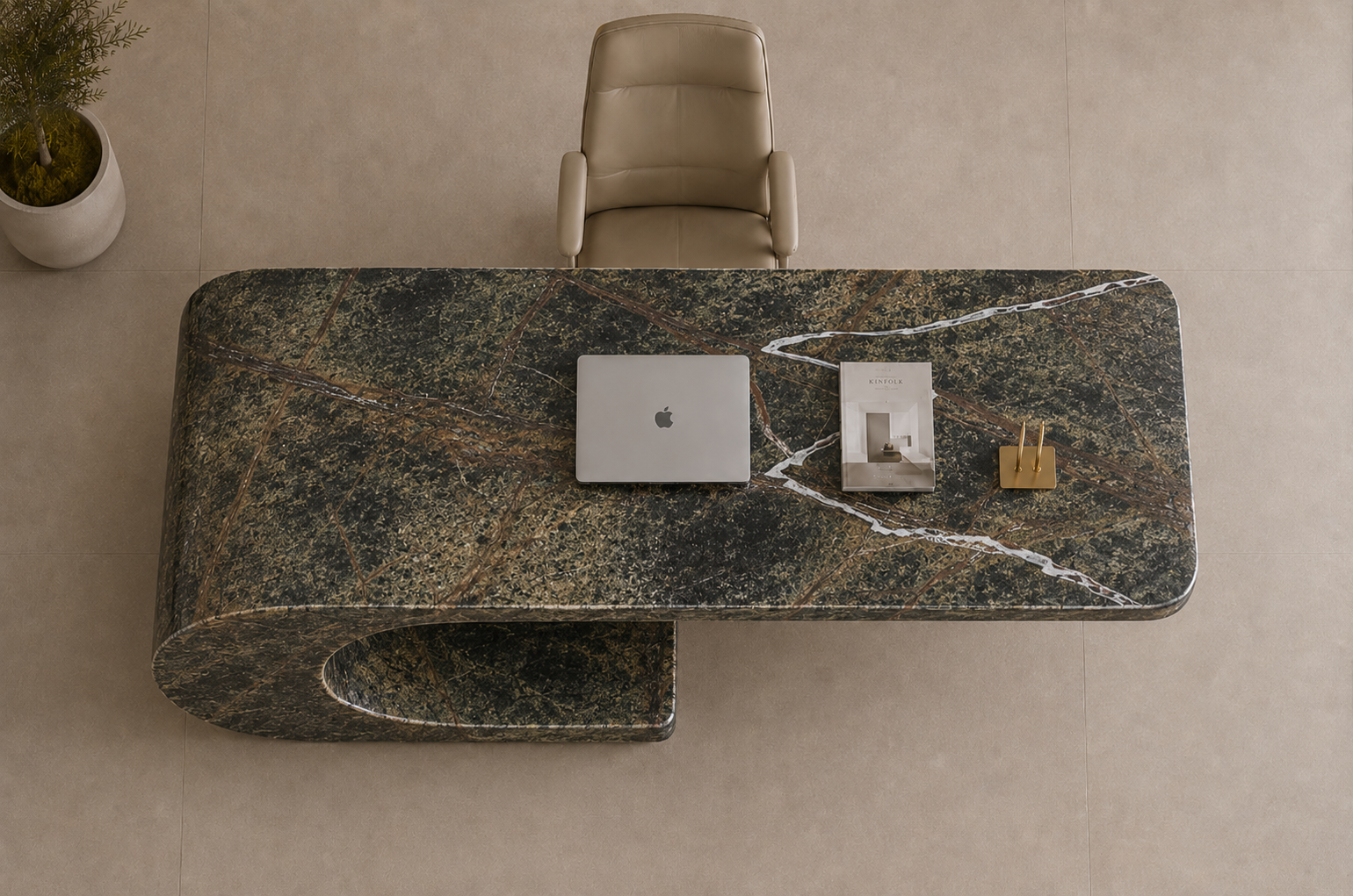 Cantilever Loop Desk - View 3