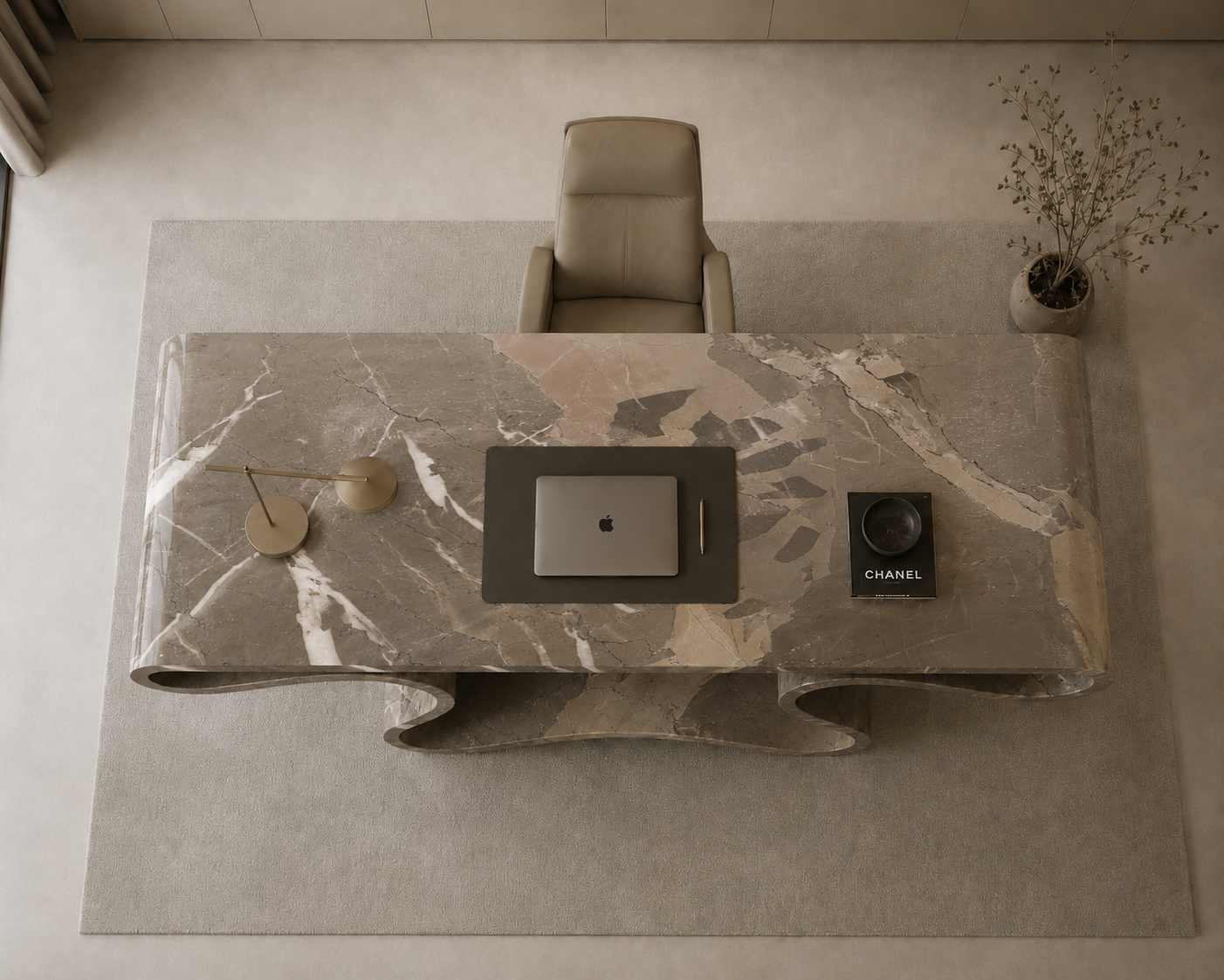 Orvelle Waveform Desk - View 2