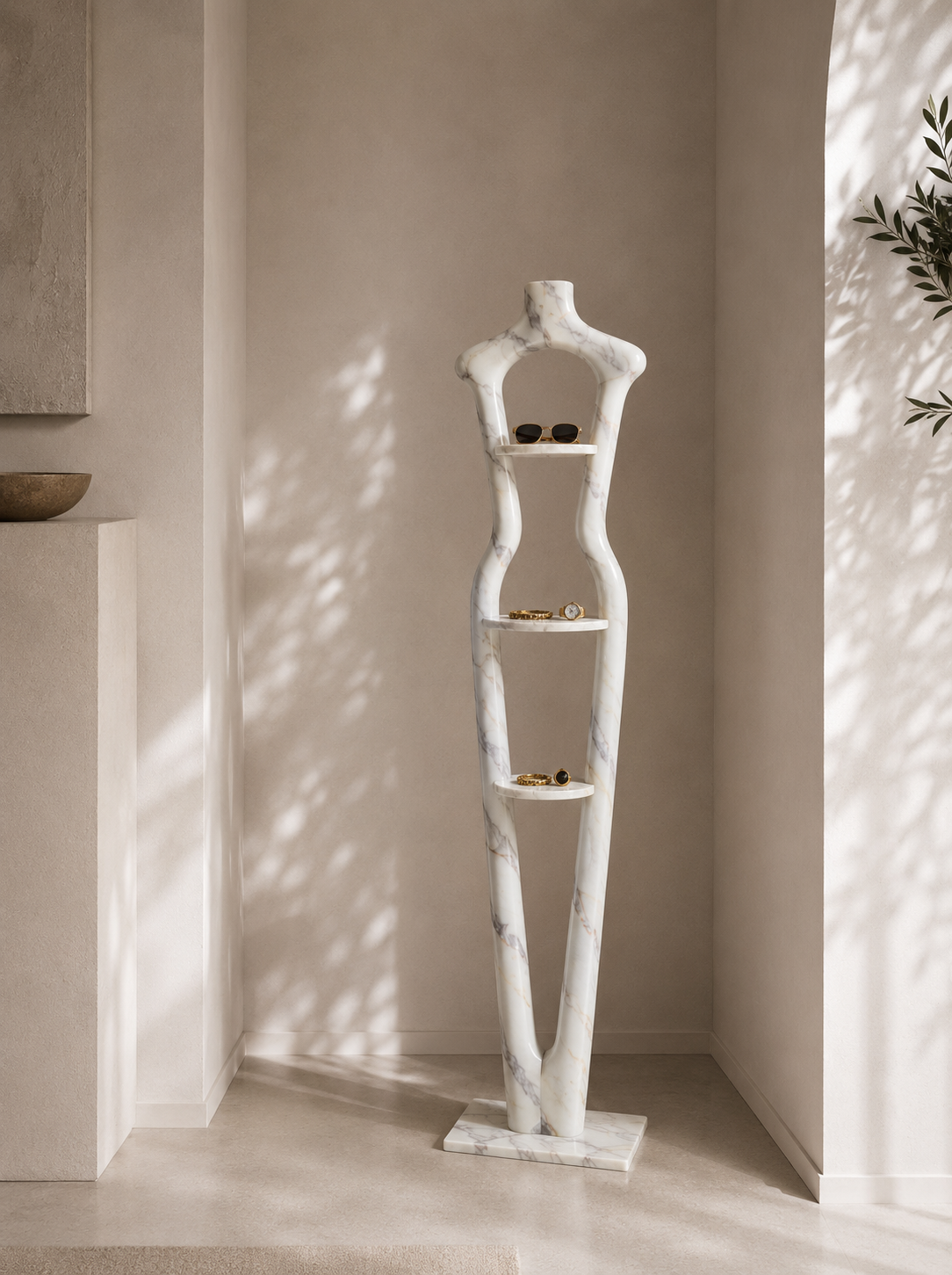 Silhouette Luxe Shelf - Glacier Silk
