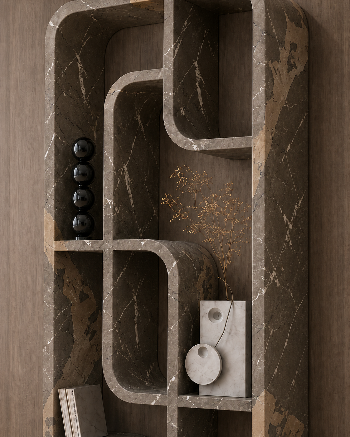 Noir Path Bookshelf - View 3
