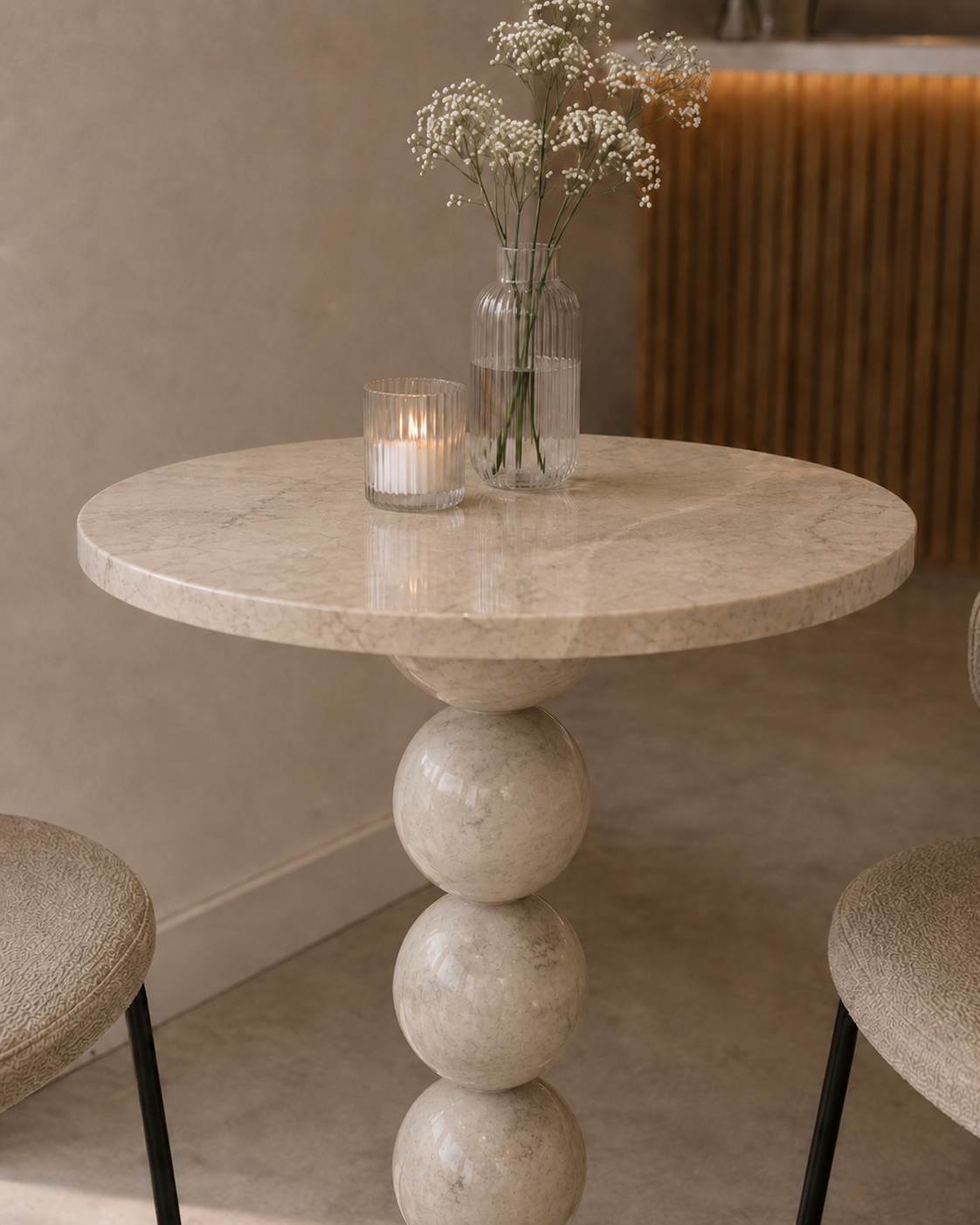 Sphere Column Bistro Table - View 3