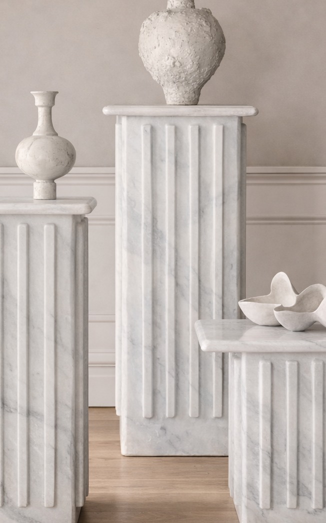 Roman Veil Pedestal Set - View 4