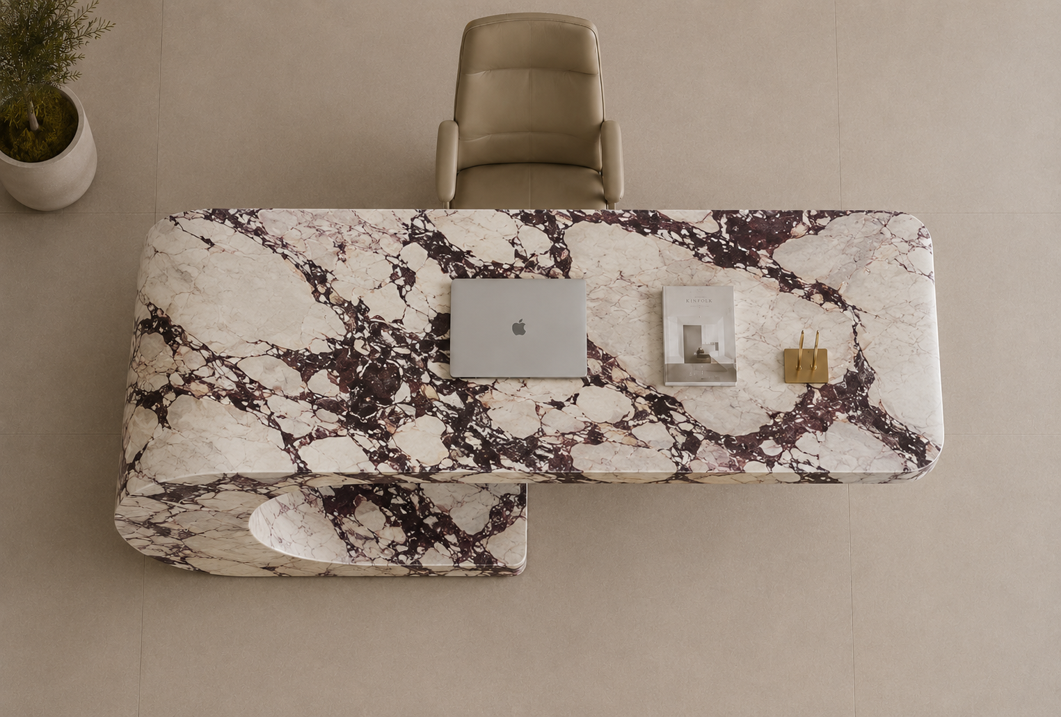Cantilever Loop Desk - View 2