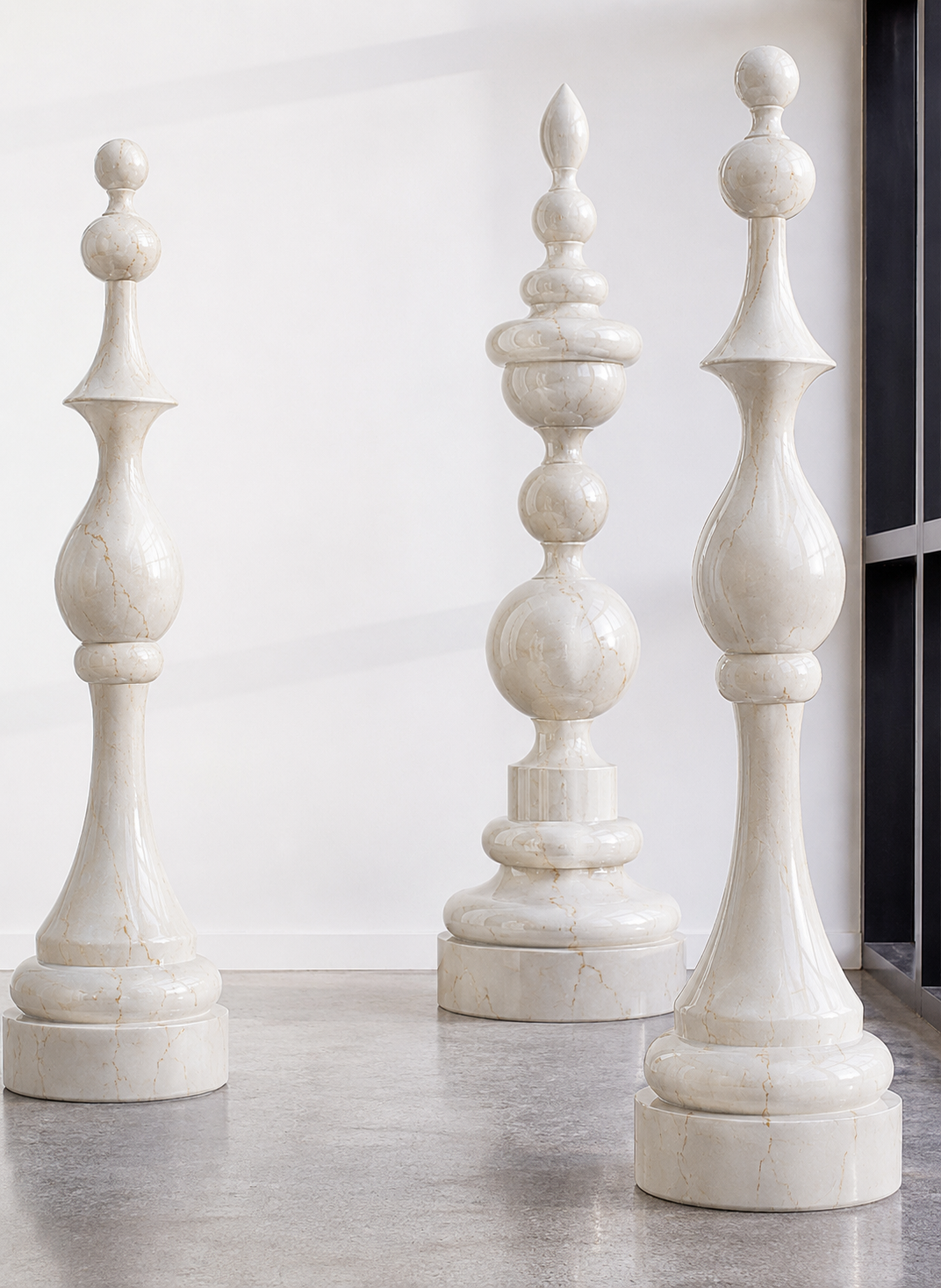 Canyon Crest Obelisk Set - Botticino Oro