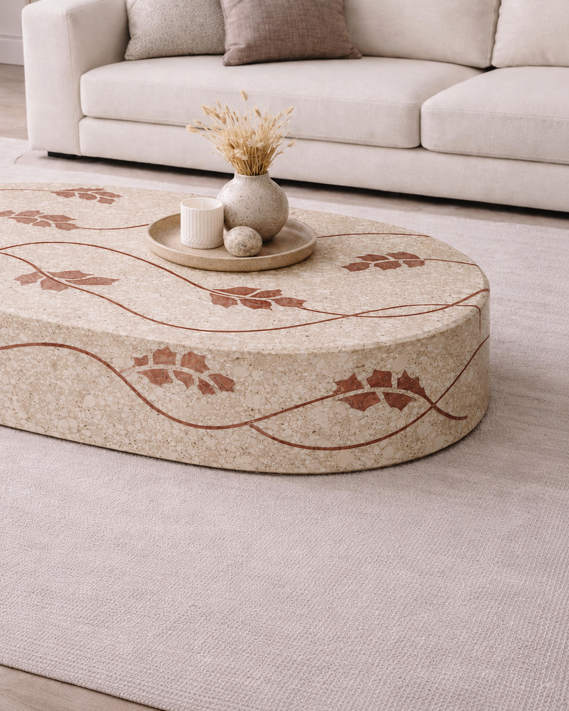 Flow Stem Inlayed Table - View 3