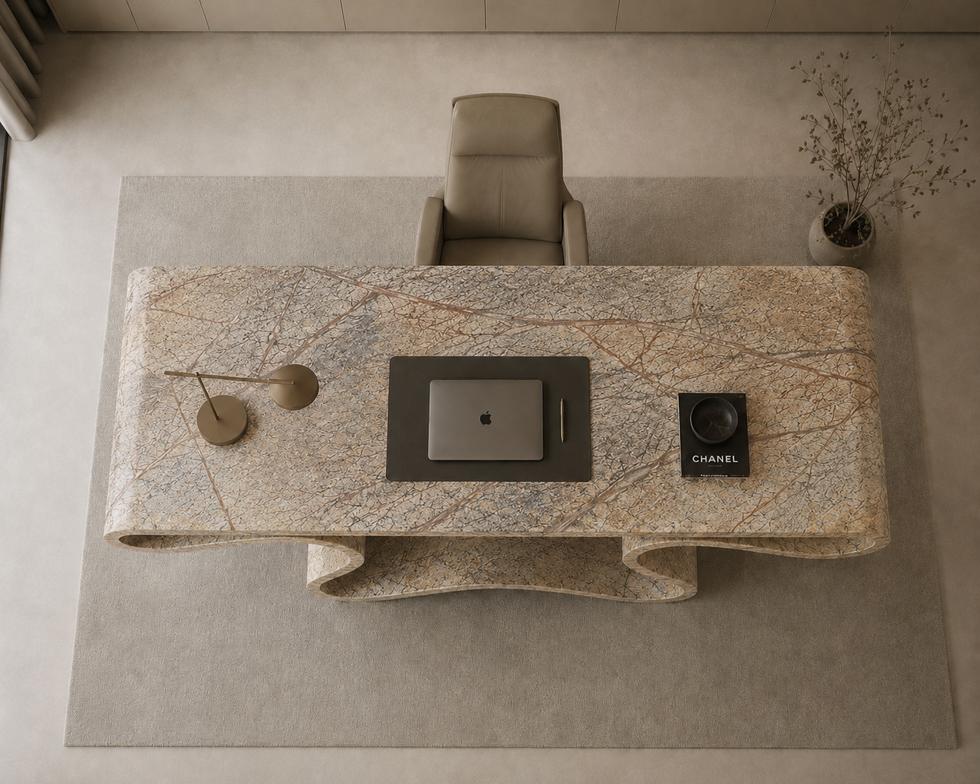 Orvelle Waveform Desk - View 2