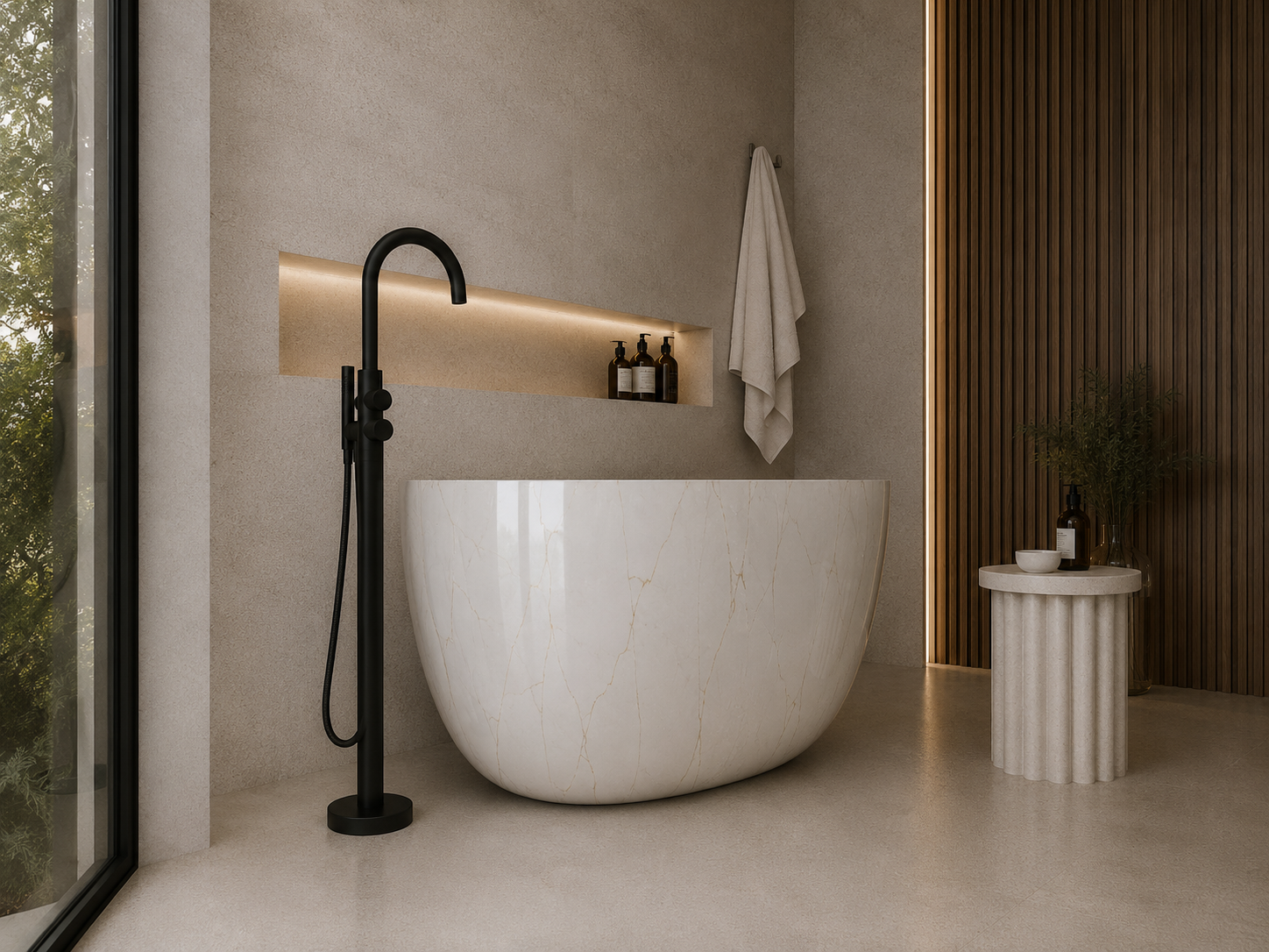 Terra Luxe Stone Tub - View 3