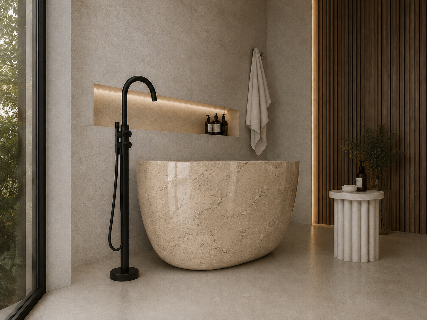Terra Luxe Stone Tub - View 3