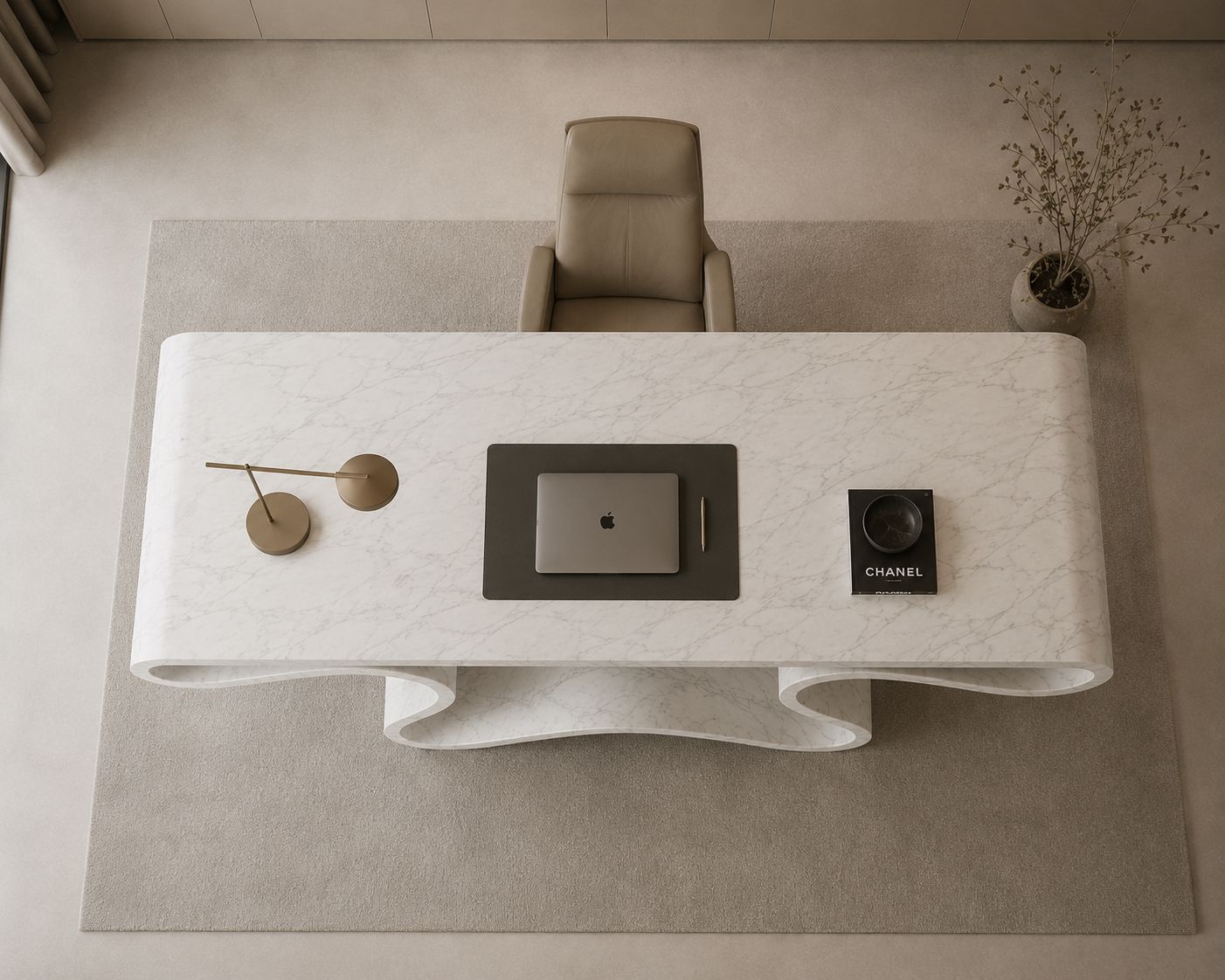 Orvelle Waveform Desk - View 2