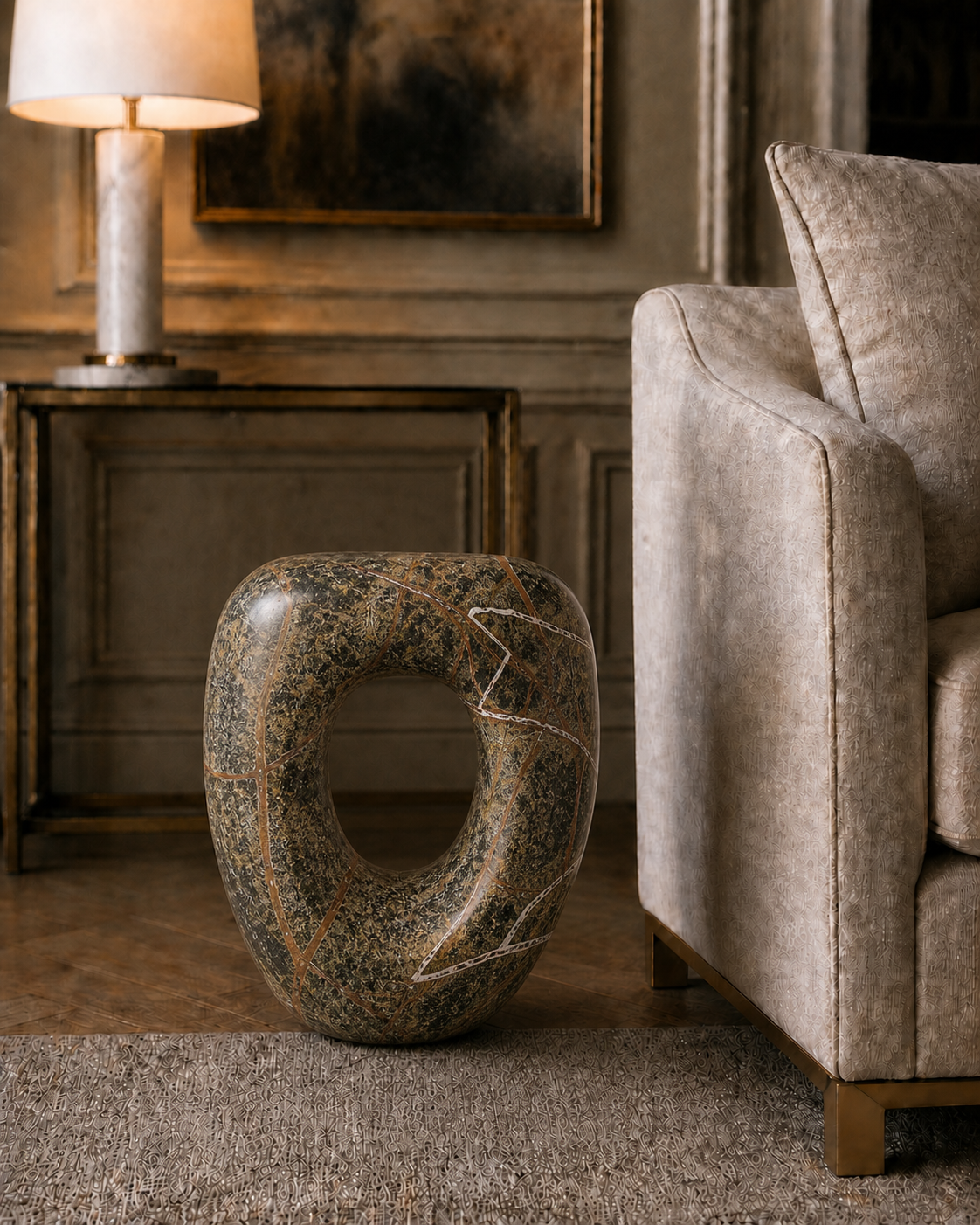 Oval Art Piece