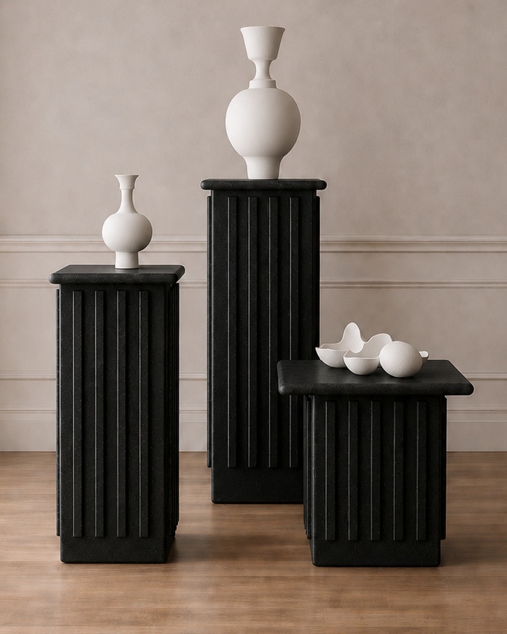 Roman Veil Pedestal Set - View 2