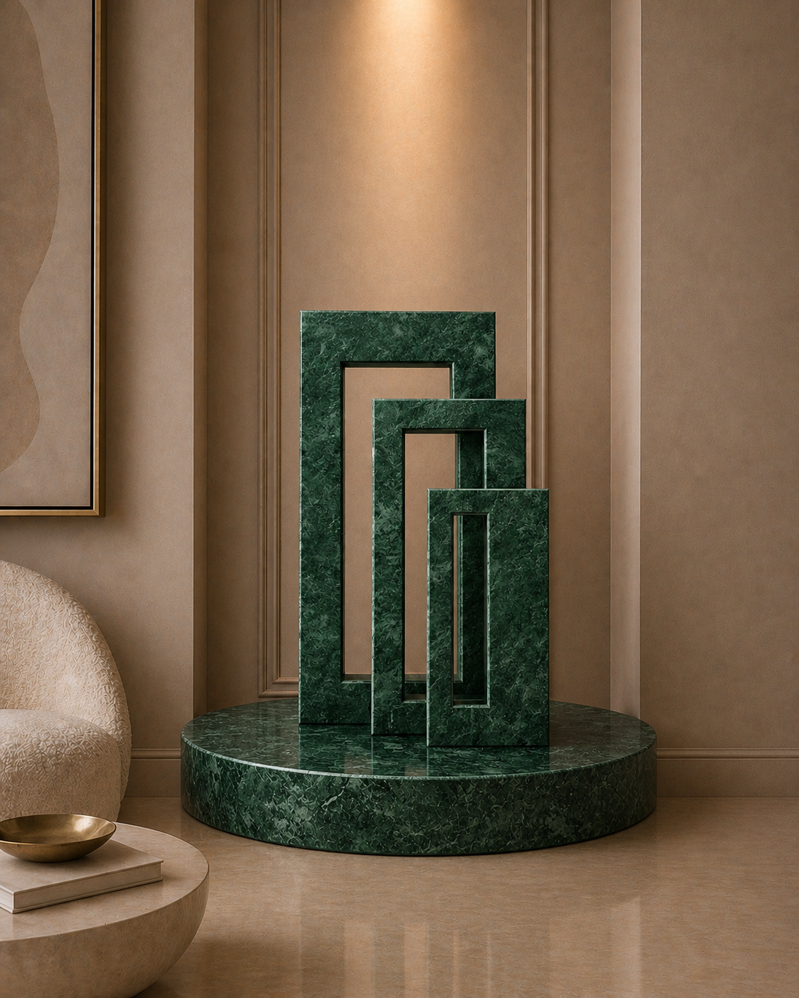 Terracotta Frame Trio - Imperial Green
