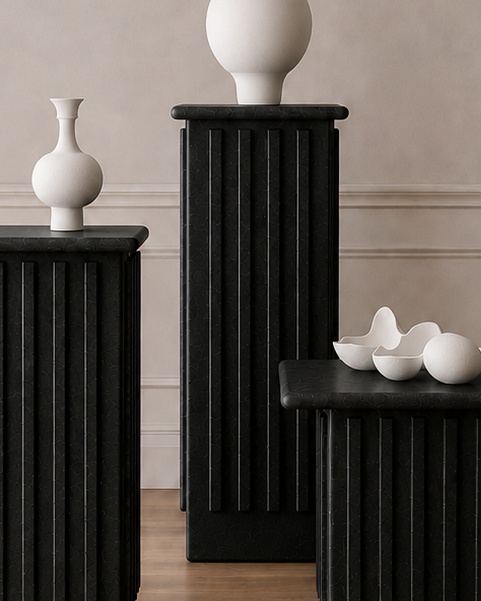 Roman Veil Pedestal Set - View 4