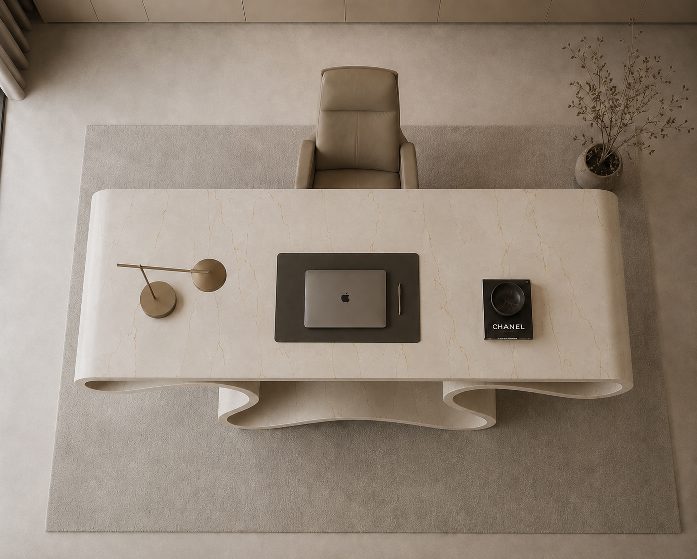 Orvelle Waveform Desk - View 2