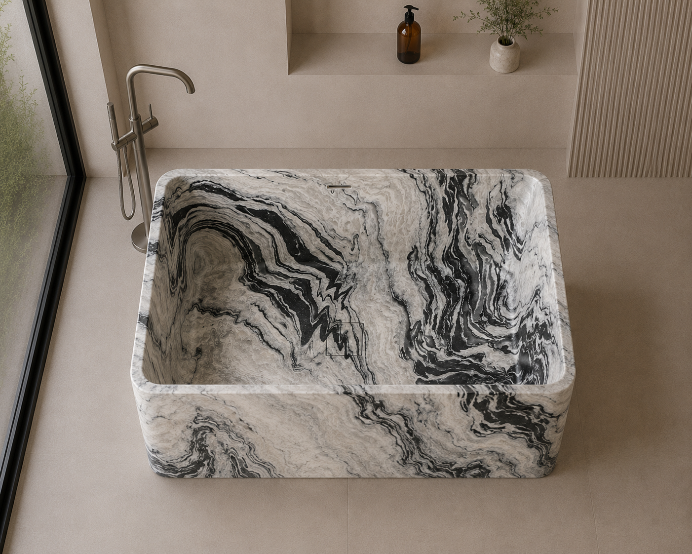 Monterra Stone Bath - View 2
