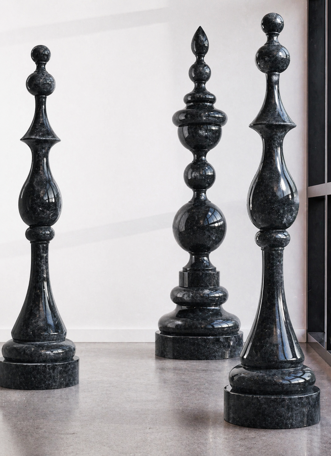 Canyon Crest Obelisk Set - Black valeriano