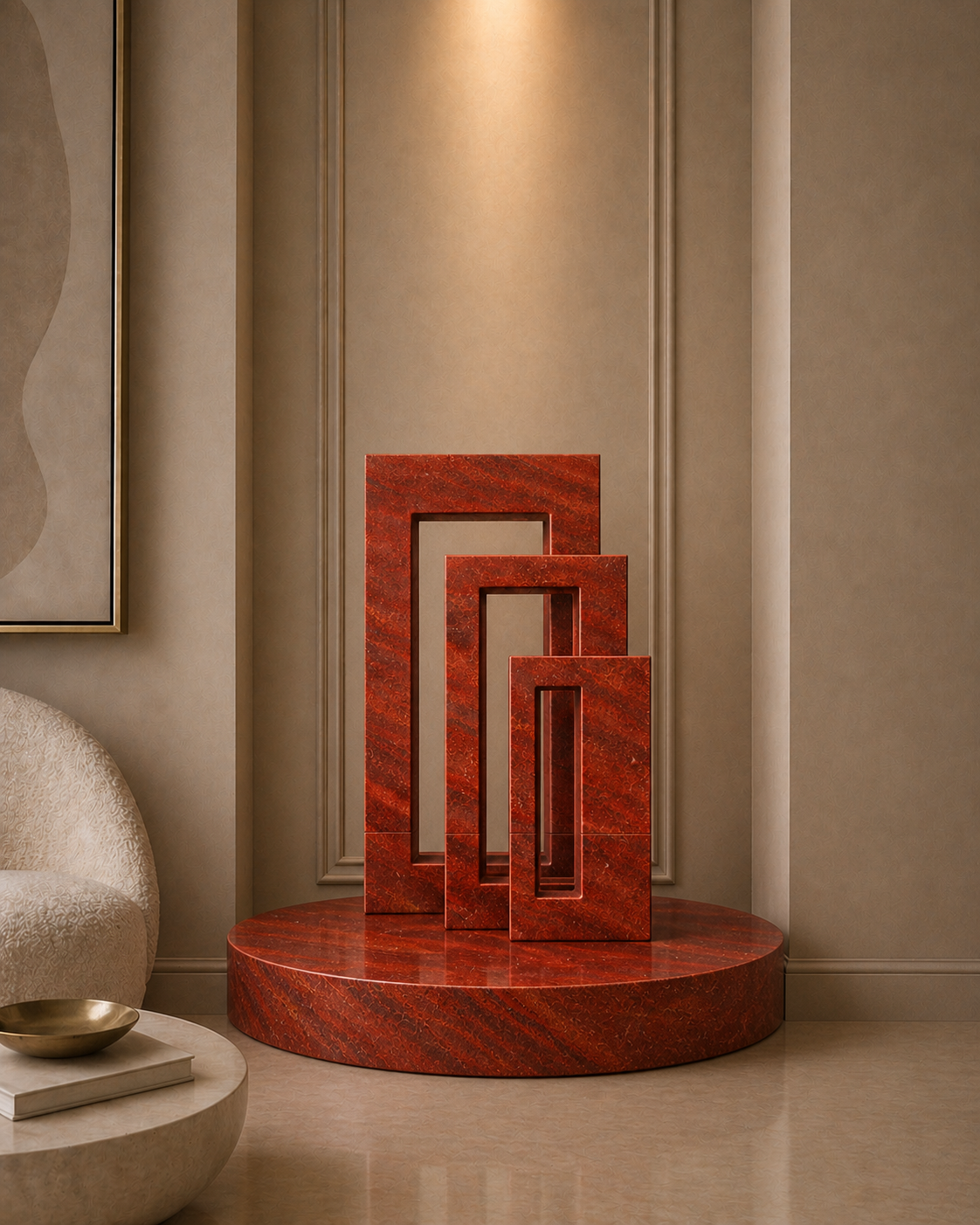 Terracotta Frame Trio - Heritage Red Stone