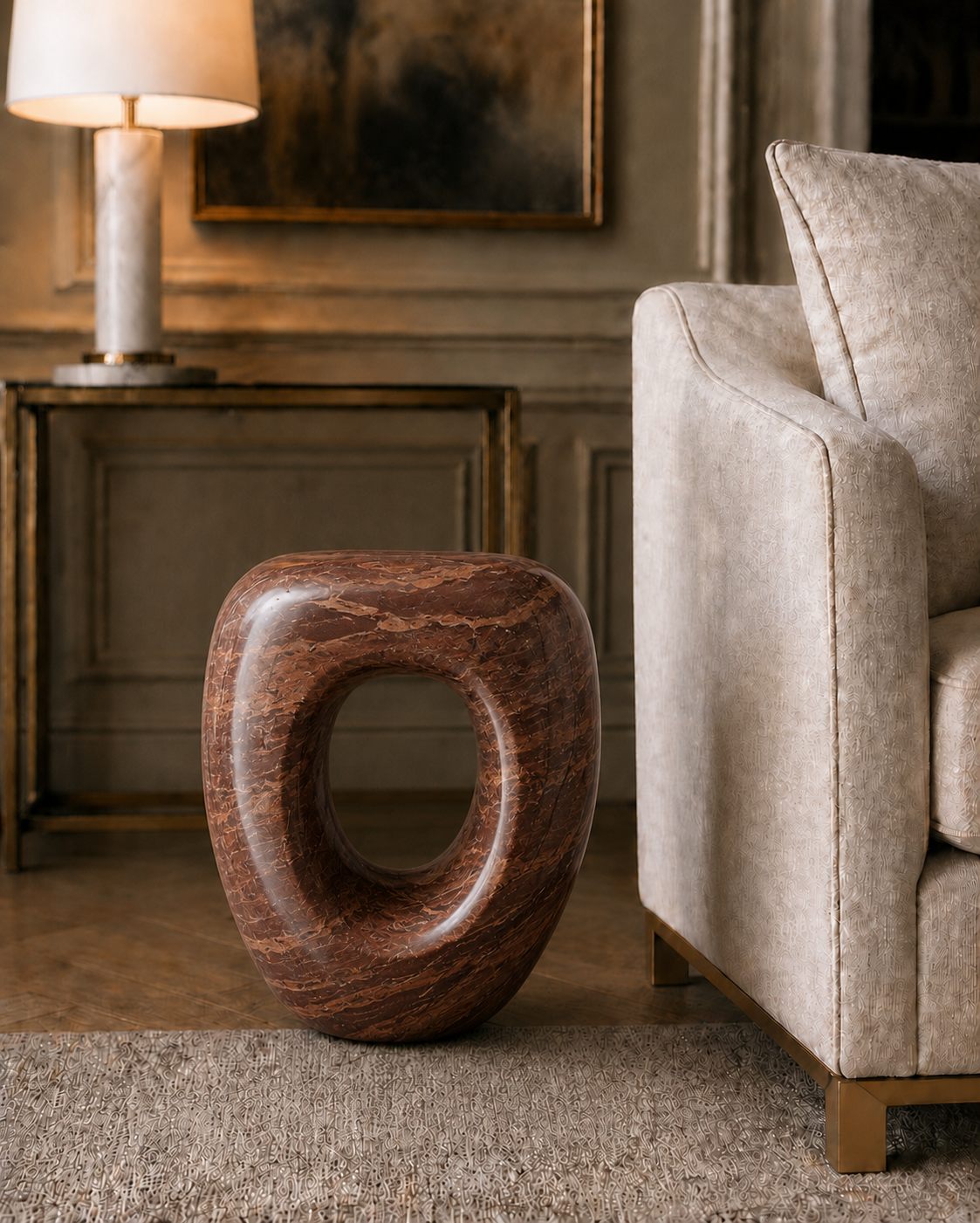 Oval Art Piece
