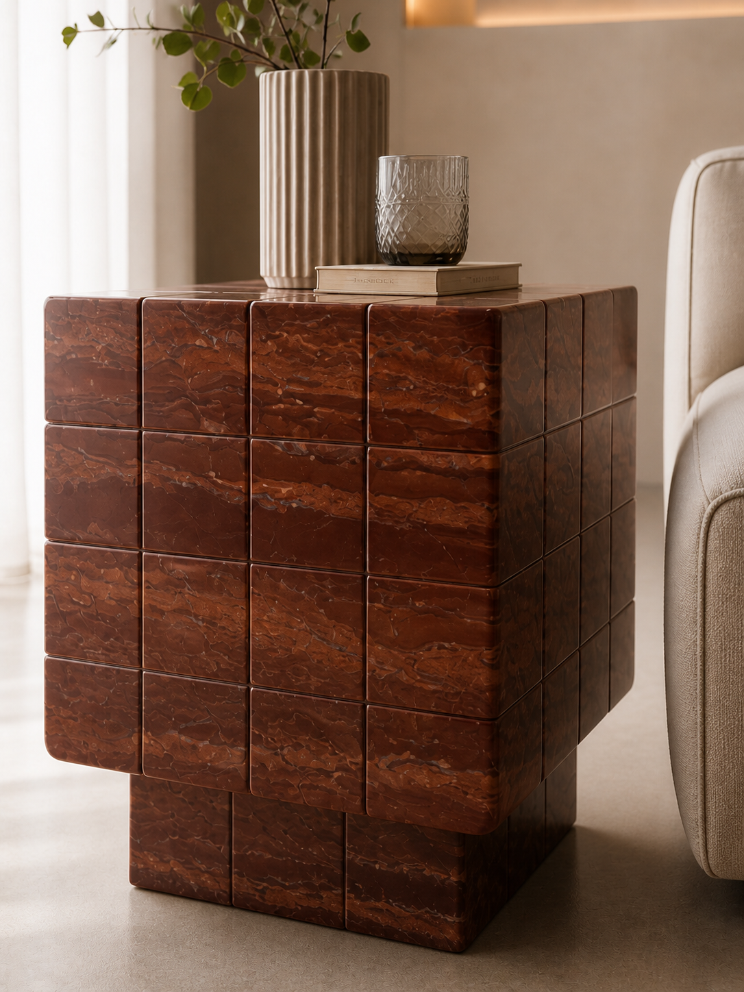 Cubrixa Side Table - View 4