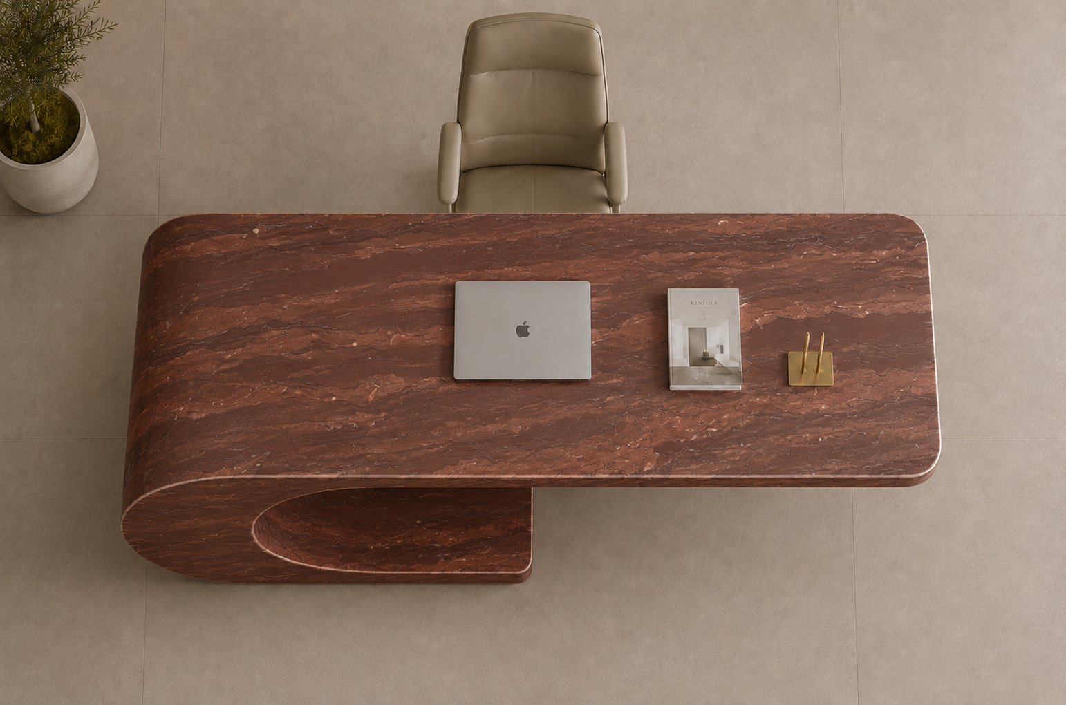 Cantilever Loop Desk - View 2