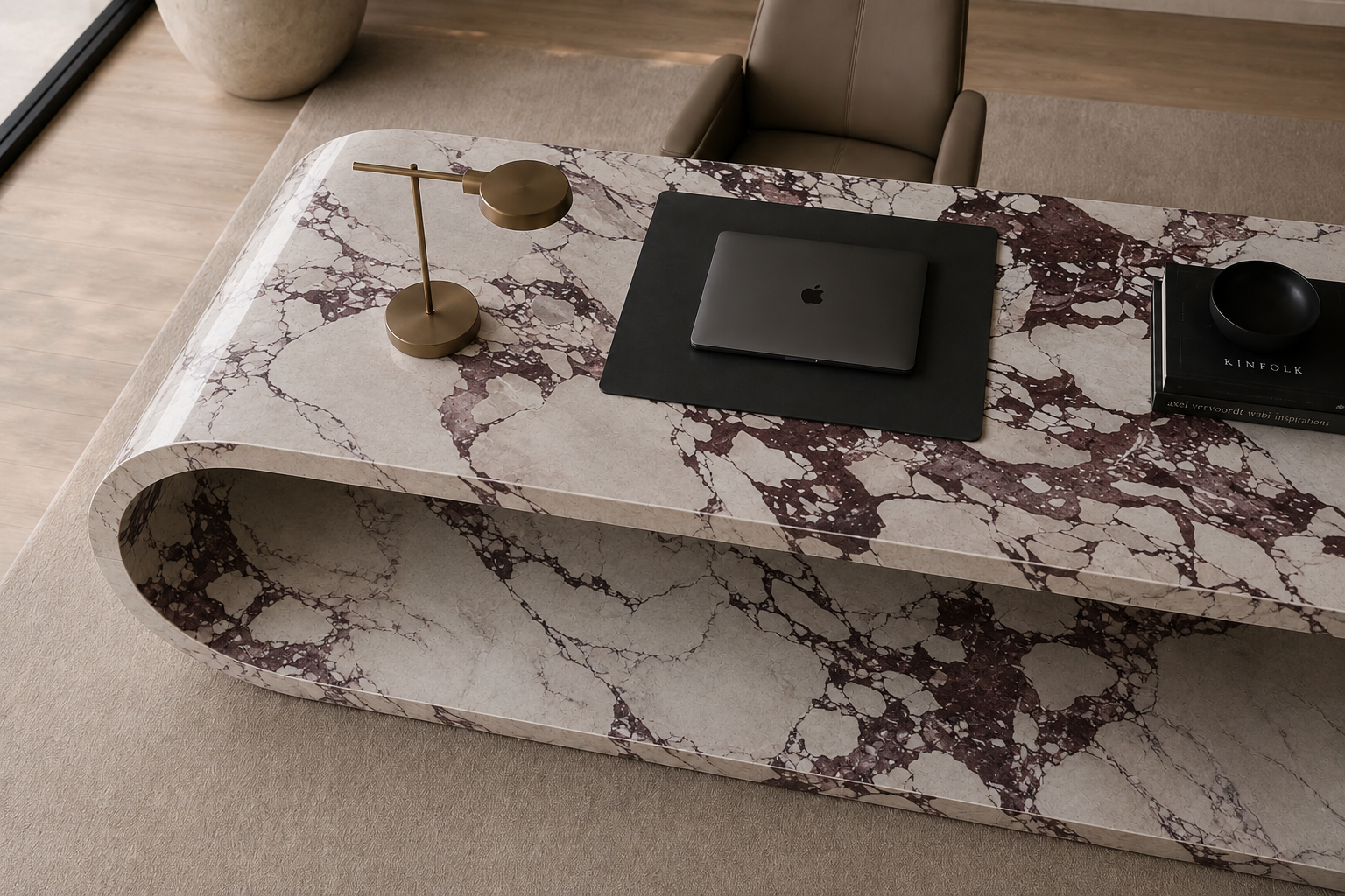 Elysian Curve Desk - View 3