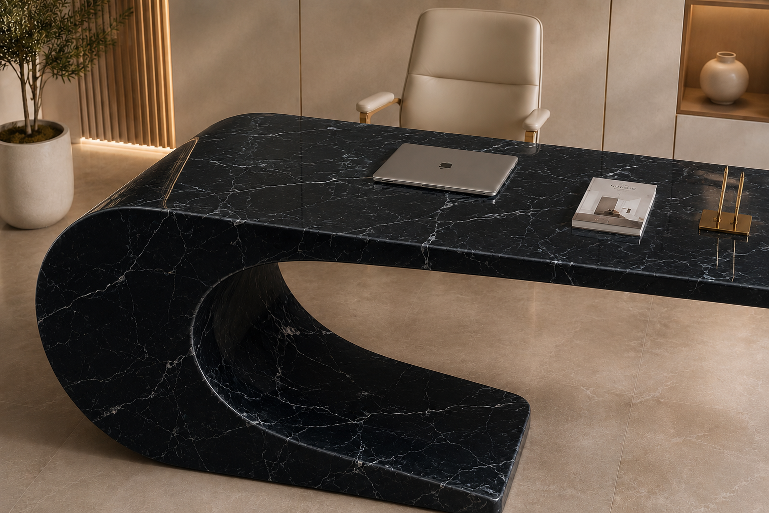 Cantilever Loop Desk - View 3