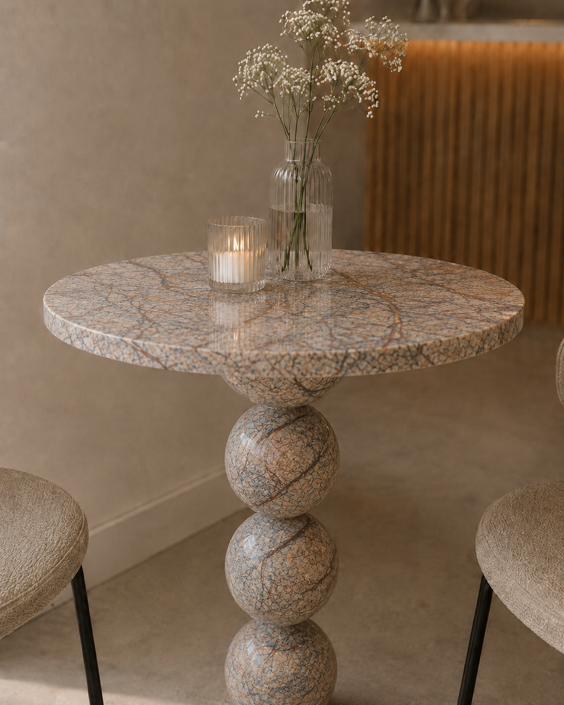 Sphere Column Bistro Table - View 3