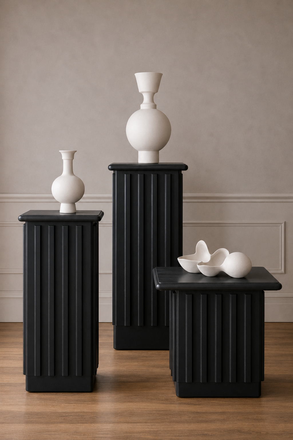 Roman Veil Pedestal Set - View 2