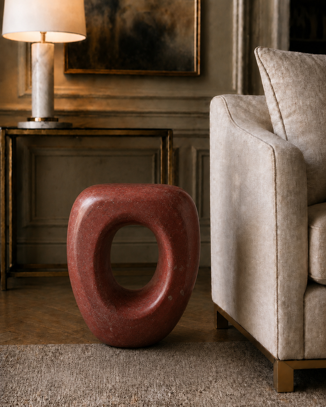Oval Art Piece
