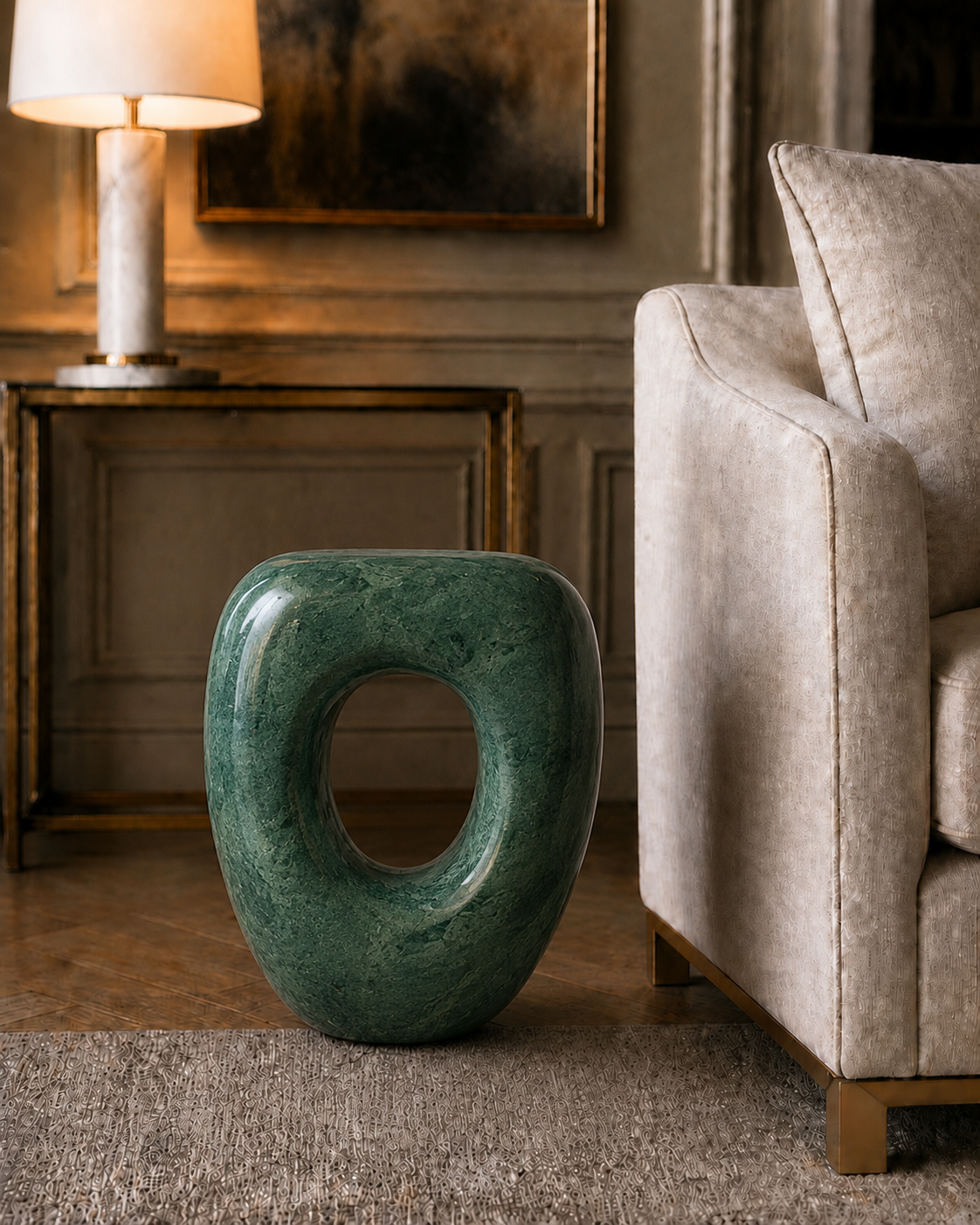 Oval Art Piece