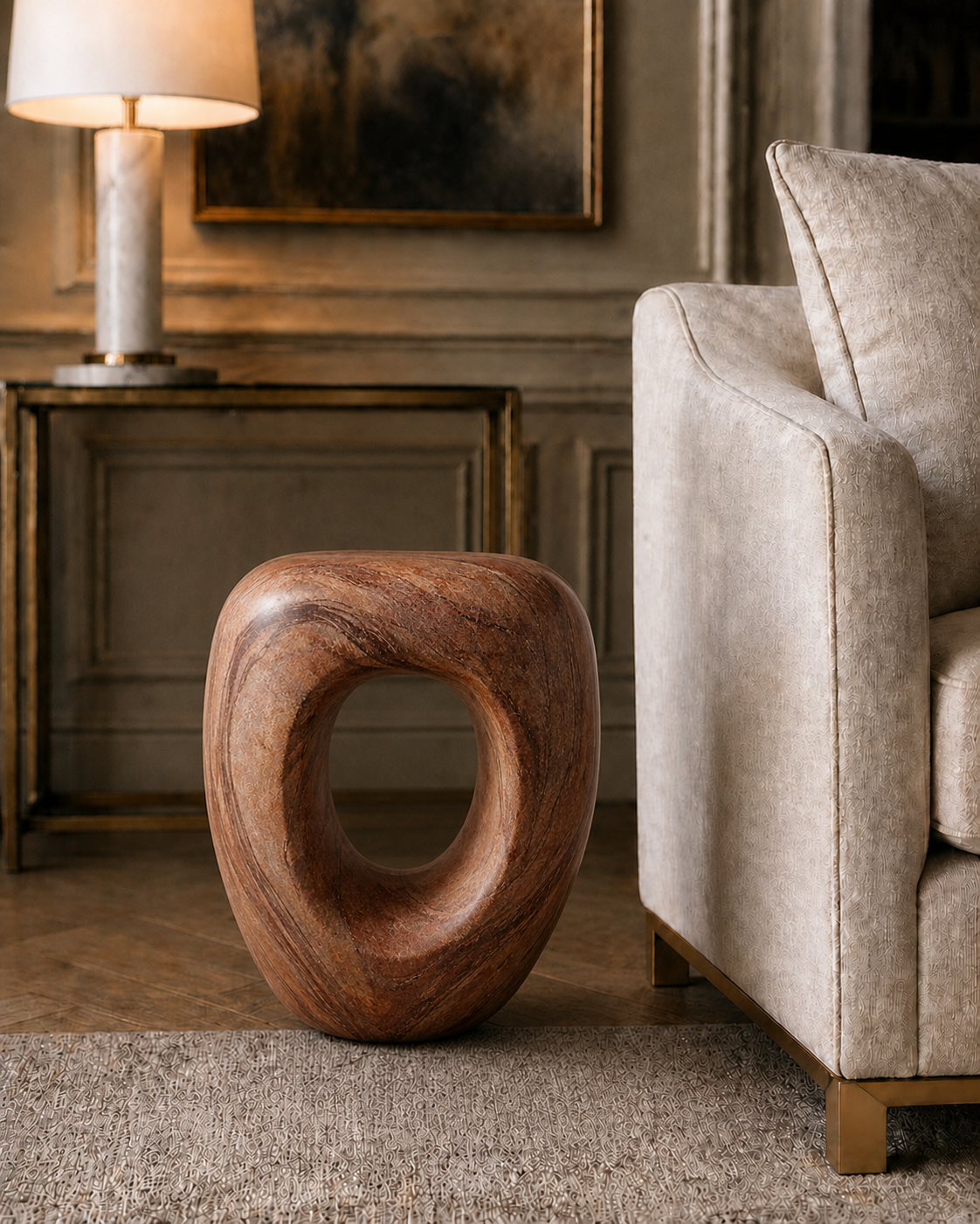 Oval Art Piece
